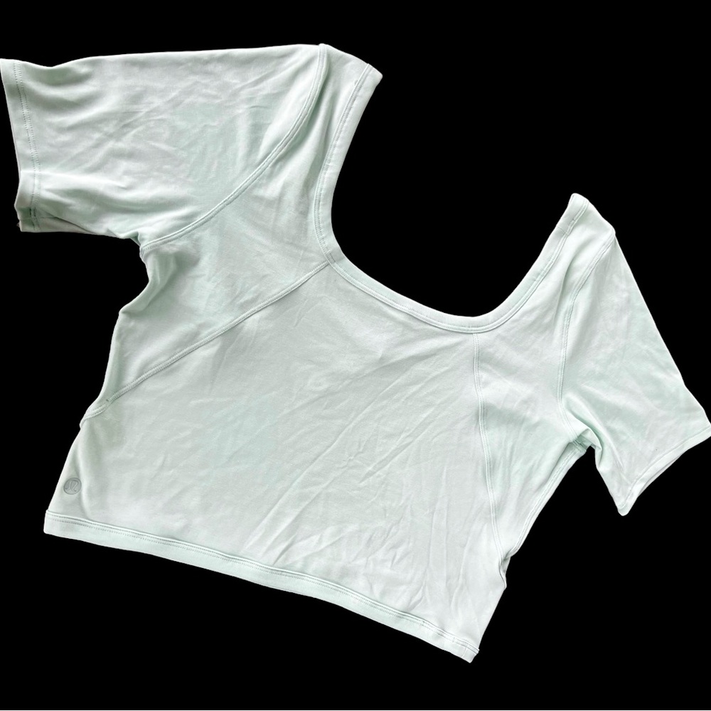 lululemon Align™  Boatneck Mid Sleeve Crop Top